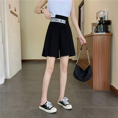 Real price spring thin high waisted and versatile loose straight casual wide leg drop pants