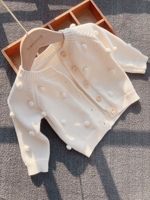 Абрикосовый цветной кардиган