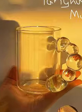 O.RoseLif糖葫芦马克杯美式咖啡杯牛奶水杯高硼硅玻璃耐热水杯