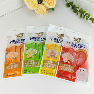 冠能珍致喵酱之吻猫零食罐头成幼猫湿粮营养补水猫条10g 40支