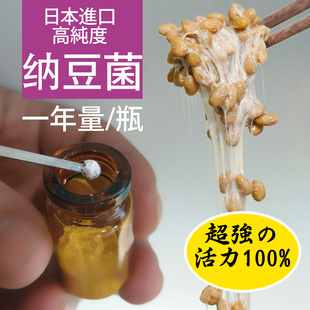 纳豆工坊日本专业纳豆发酵菌高菌力高活性专用纳豆菌家用发酵粉