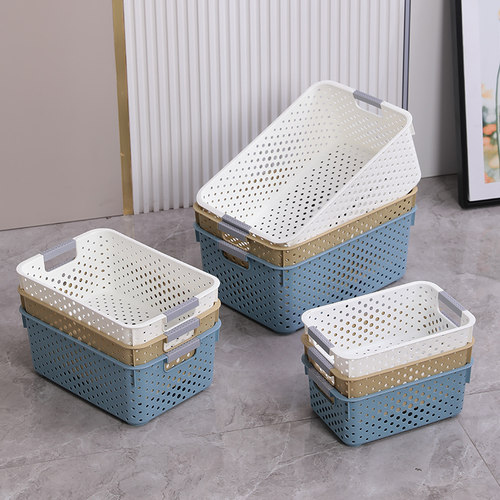 手提式杂物收纳筐厨房橱柜置物架