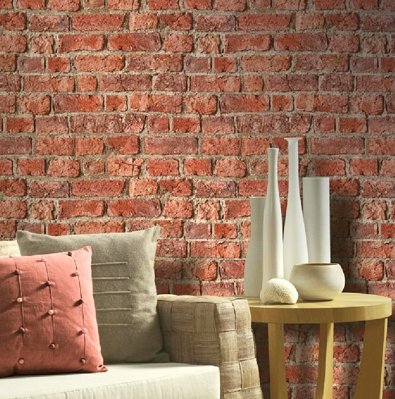 英国进口轻工业风格灰白色砖头墙纸698000 698001 698002 698003