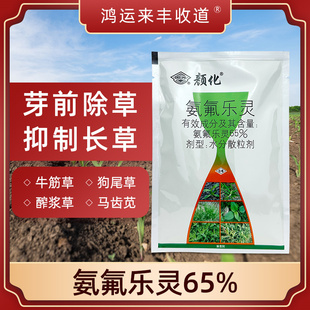 国光颜化65%氨氟乐灵果园杀草剂草坪杂草芽前封闭除草剂封地农药
