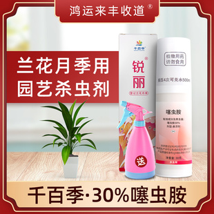 千百季正品锐丽月季杀虫剂兰花卉噻虫胺白粉虱蚜虫专用杀虫药花药