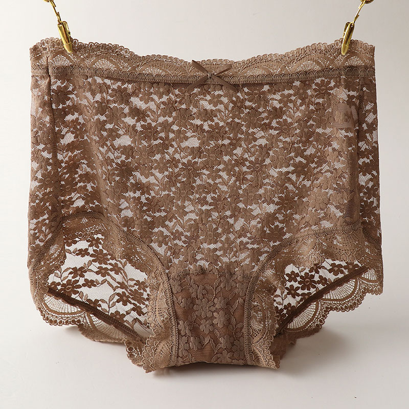 纯棉底法式简约风大码轻薄三角裤