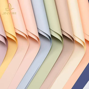 锦衣 韩风初恋纸纯色欧雅纸哑光花束防水单色雅光纸鲜花包花纸