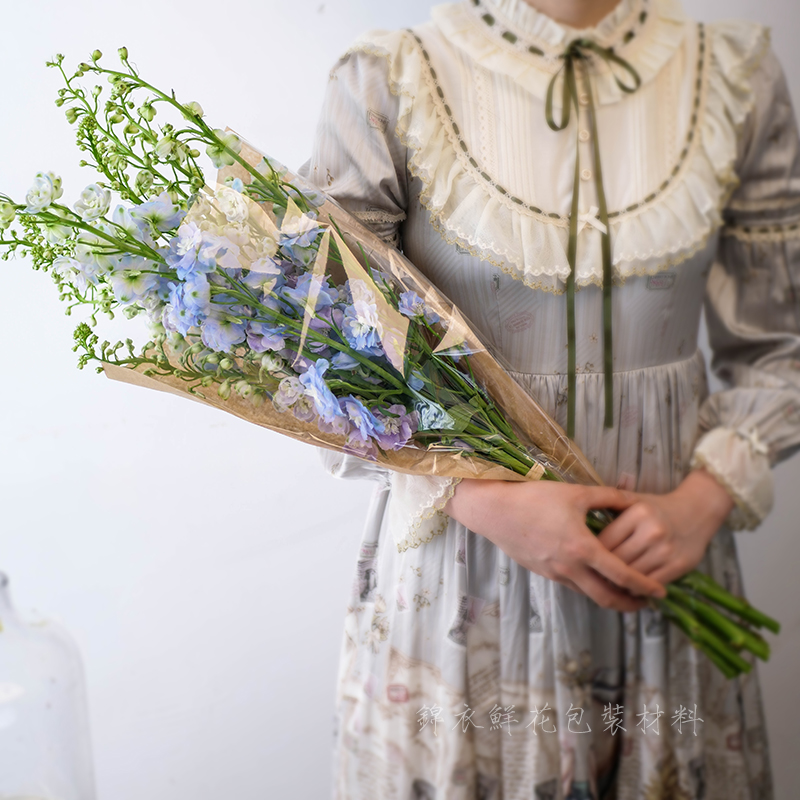 单枝多枝袋牛皮纸鲜花袋透明鲜花