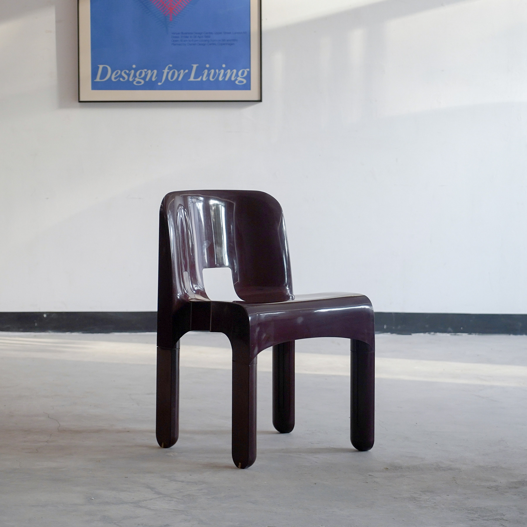 coznap 中古 | 意大利产 joe colombo 设计 4868型 塑料餐椅