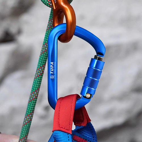 专业攀岩主锁d锁承重攀登o锁螺母