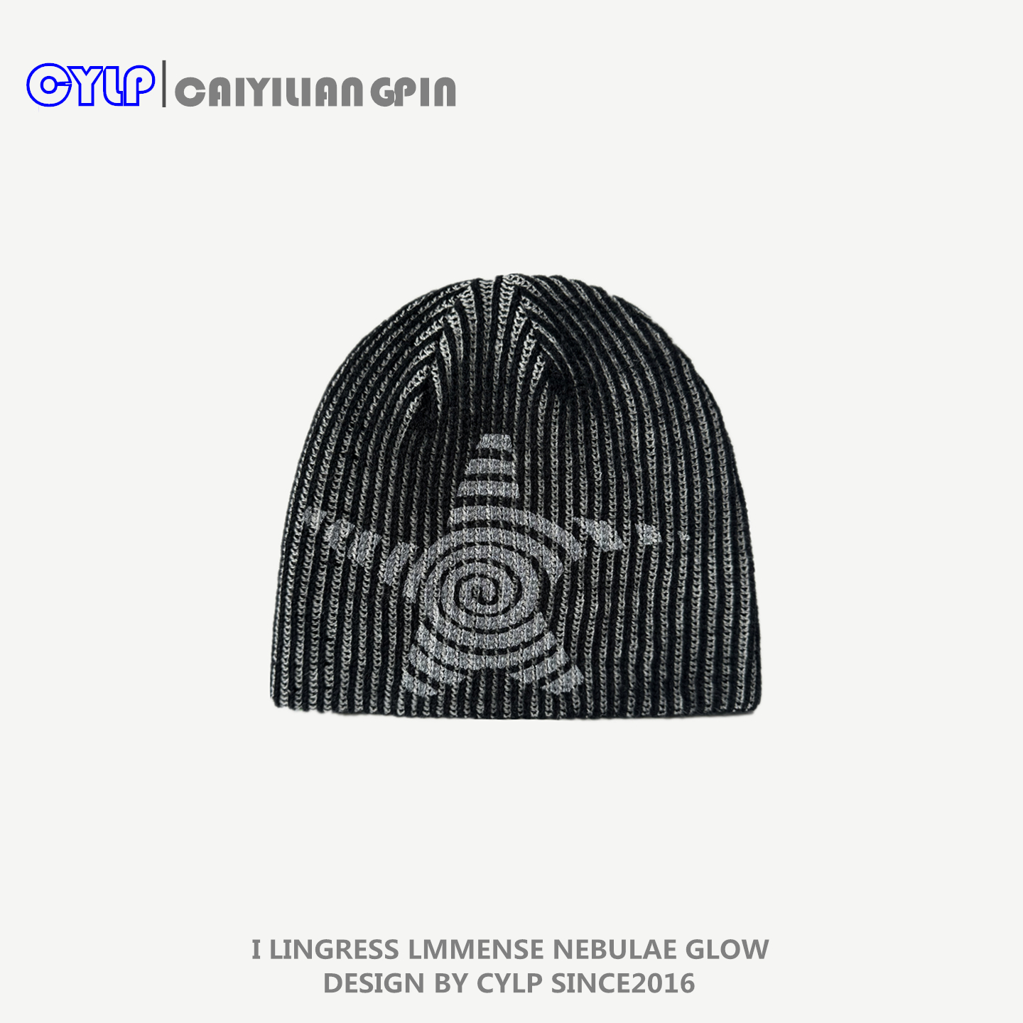 韩版时尚五角星涂鸦针织帽冷帽