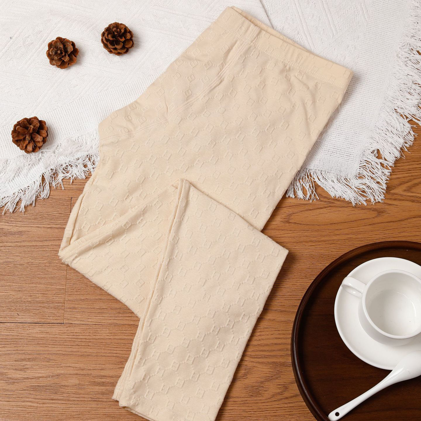 纯棉男士保暖裤薄款秋裤青年学生柔软性感修身高弹中腰单层打底裤