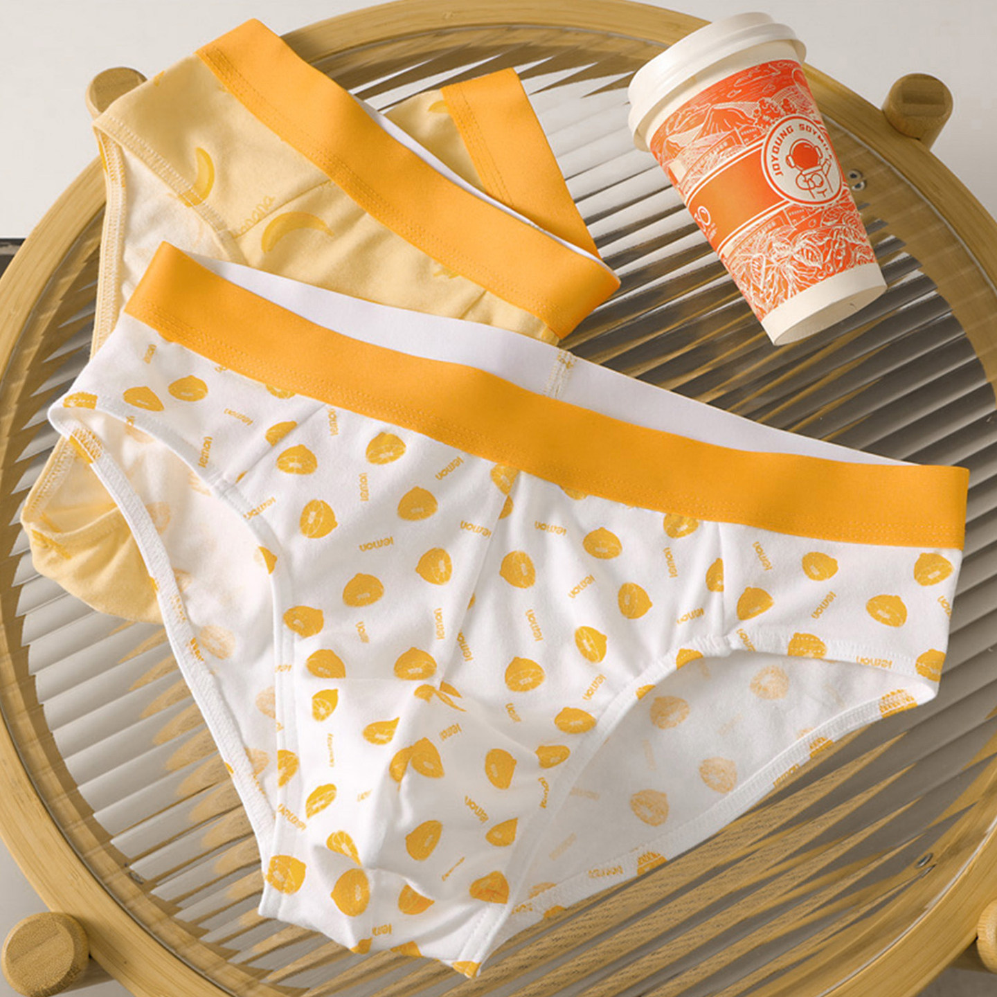 内裤男印花纯棉透气性感三角裤青年男生U凸舒适可爱中腰抗菌包臀,女士内衣/男士内衣/家居服,男三角内裤,淘宝优惠券,粉丝福利购,淘宝优惠卷