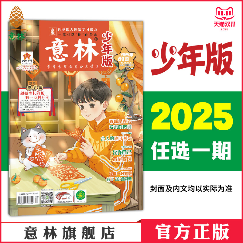意林少年版2025年单本杂志期刊