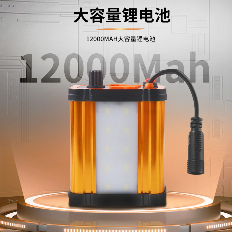 LED头灯强光充电超亮远射钓鱼灯分体式锂电池头戴手电筒矿灯