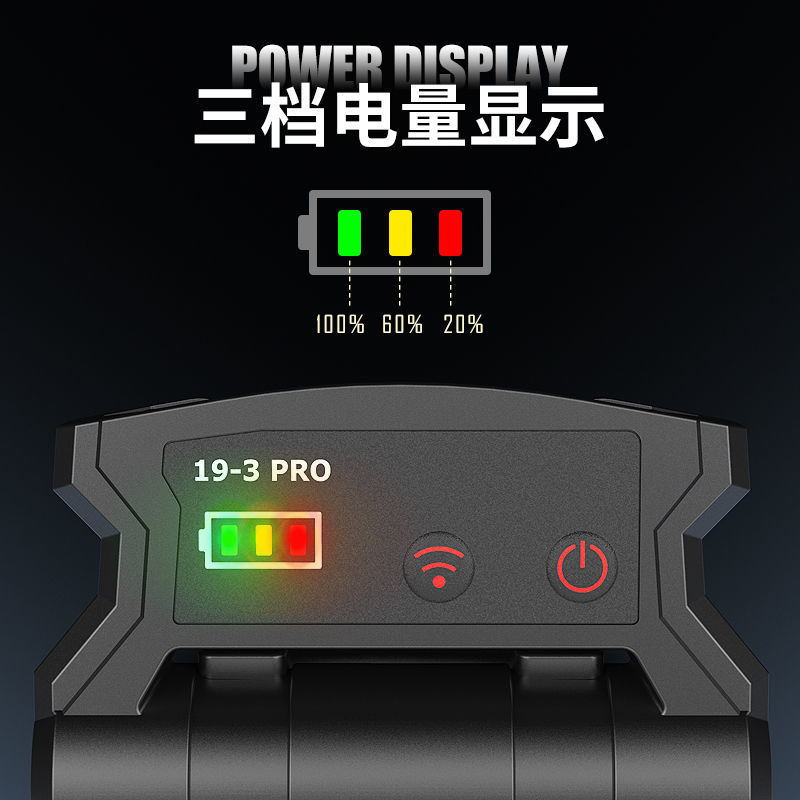 夜钓鱼头灯感应夹帽灯强光充电超亮led帽檐头戴式防水上饵灯