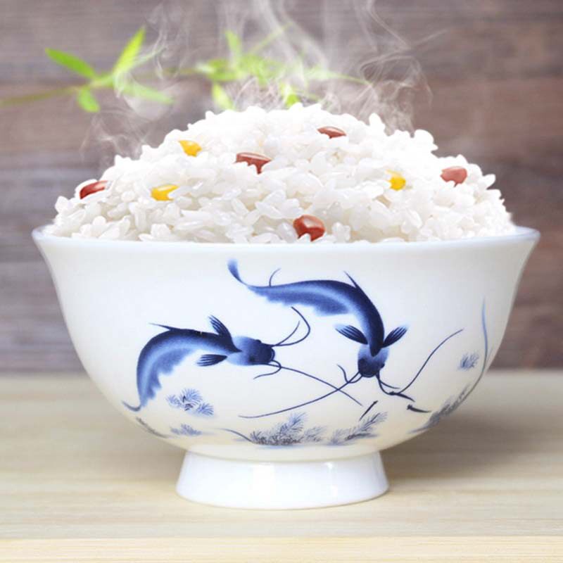 景德镇陶瓷饭碗釉中彩微波炉餐具