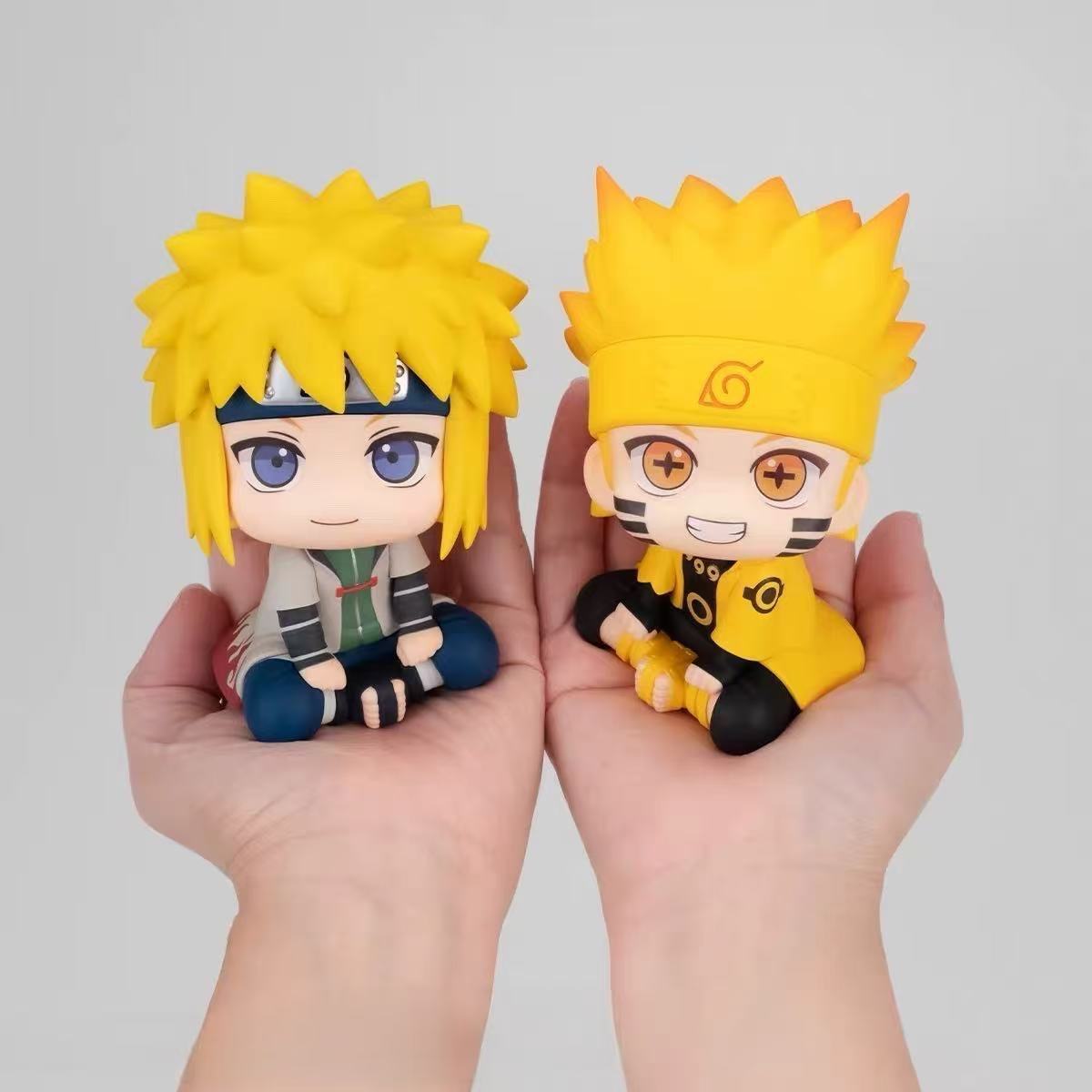 玩具漩涡公仔鸣人波风水门西手办鸣人火影忍者卡卡六道亚克力彩盒