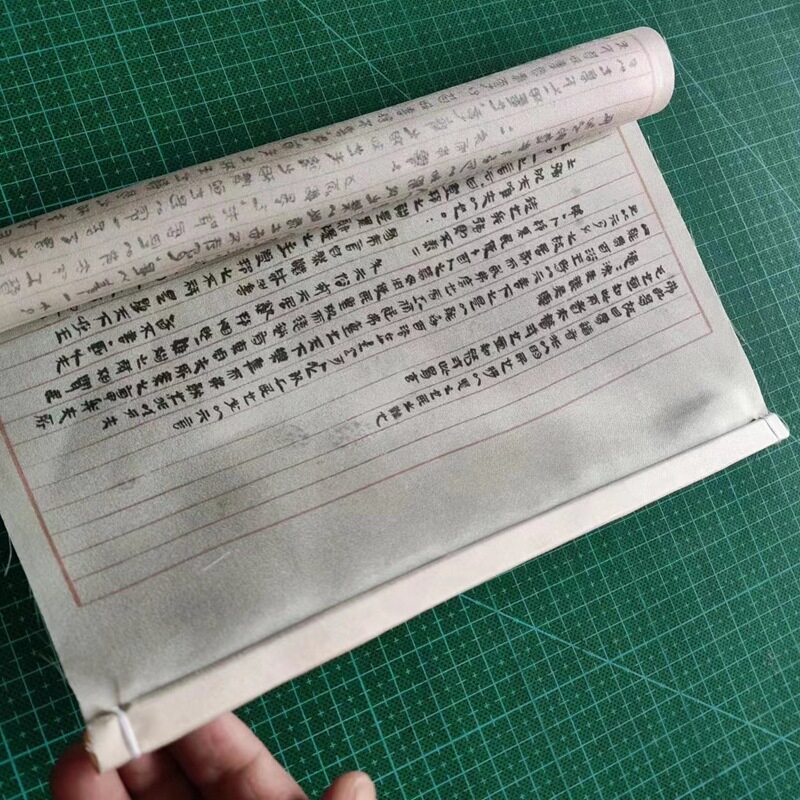 帛书复制品 老子道德经甲本帛书真丝绢制作 仿古制旧定做展览品