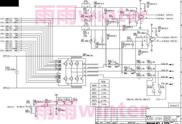 发那科系统SVM3伺服主轴PSM电源工业电路板故障维修FANUC原理图纸