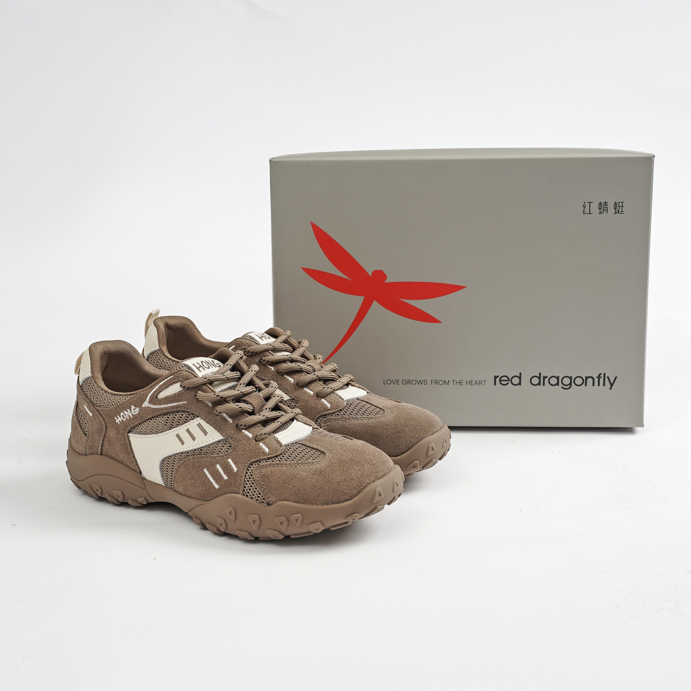 红蜻蜓BX61039031新款正品德训鞋女鞋厚底休闲鞋老爹鞋软底不累脚