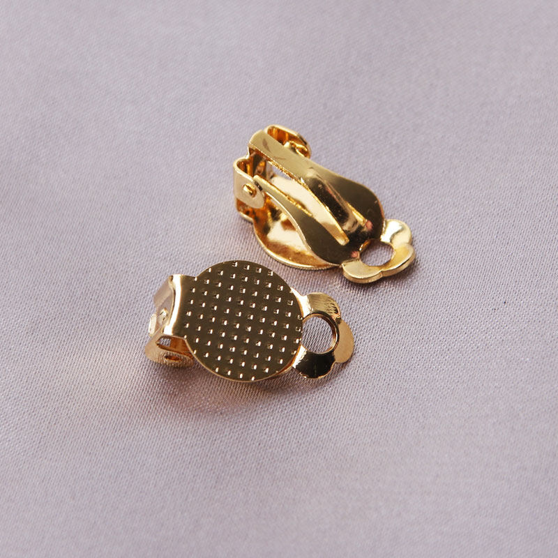 自制耳夹diy配件 耳贴改耳夹转换 饰品耳夹材料无耳洞耳饰 青蛙夹