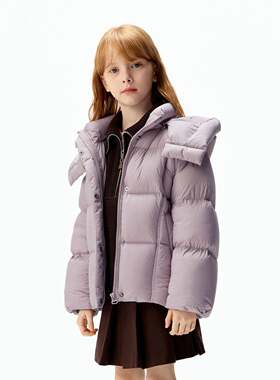 little moco专柜25冬装新款男女童鹅绒羽绒服外套 KBE4EIN032