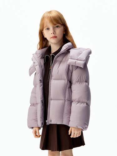little moco专柜正品25冬装新款男女童鹅绒羽绒服外套 KBE4EIN032