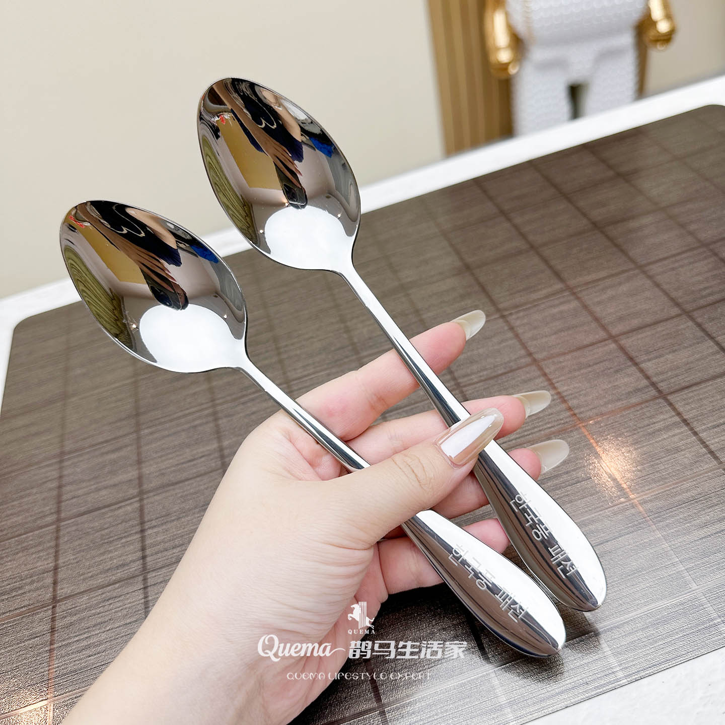 不锈钢家用成人吃饭勺西餐勺调羹