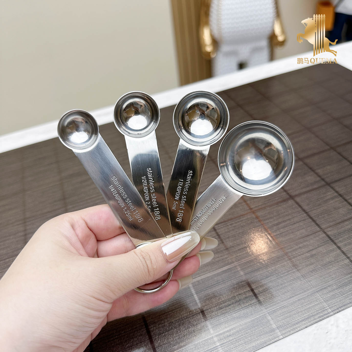 304不锈钢量勺咖啡调料勺