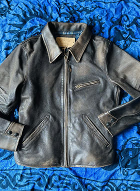 定制1930s皮衣Ivc皮料柔软舒服汤姆克鲁斯巴黎同款美式复古皮夹克