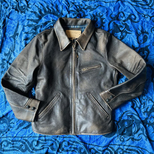 定制1930s皮衣Ivc皮料柔软舒服汤姆克鲁斯巴黎同款美式复古皮夹克