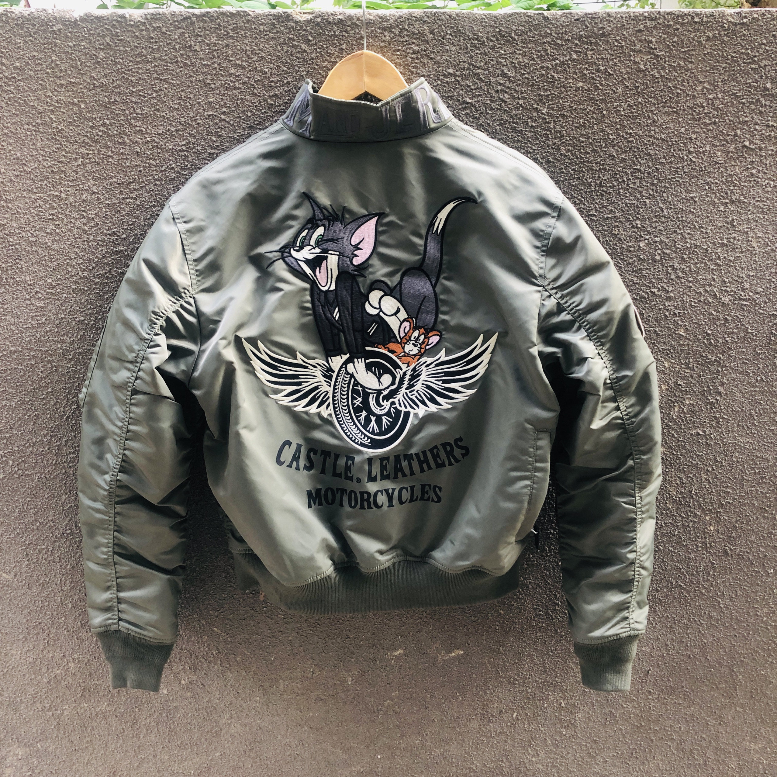 Gwheel新雪丽飞行服夹克棉服 多袋通勤棉衣猫和老鼠刺绣可立翻领,男装,棉衣,淘宝优惠券,粉丝福利购,淘宝优惠卷