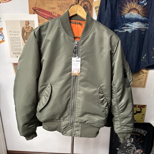 男女三防棉衣 90含量宽松飞行服 欧码 300克羊毛毡MA1加厚飞行夹克