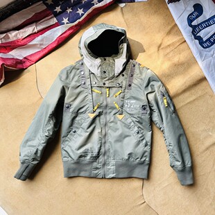 镇店之宝机能MA1飞行夹克春秋薄款 海空单外套可连帽 57飞行队男士