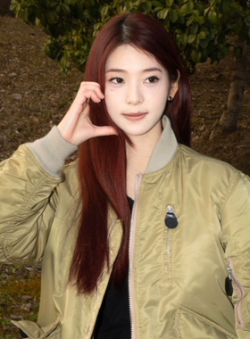 悍马棉服MA1飞行服机能夹克 男女棒球服领棉衣宇航棉日产卡其外套