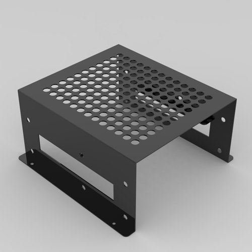 支持2个3.5寸机械硬盘笼