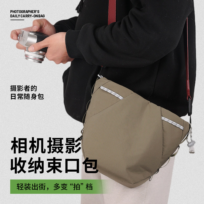 背包客微单相机单肩包单反收纳包图片
