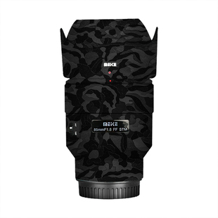 漫步驴适用于美科索尼口85f1.8STM镜头卡通贴纸改色膜85f1.8贴膜