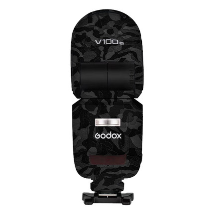 漫步驴适用于神牛V100闪光灯彩色皮肤保护贴膜v100改色贴纸贴皮