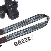 背包客Z20民族风炫彩相机T042肩带专业摄影棉织背带复古简约织带