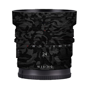 漫步驴适用于索尼FE24F2.8G贴纸无痕背胶保护贴膜镜头贴纸彩色贴
