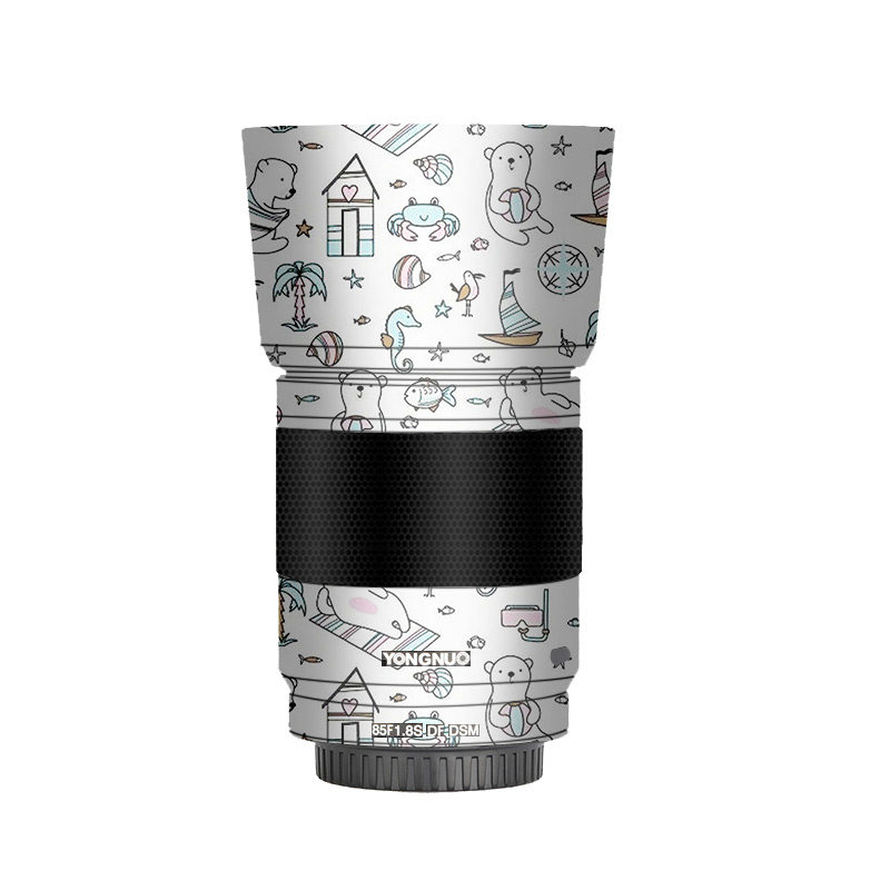 漫步驴适用于永诺85mm F1.8S DSM二代贴纸索尼E口85镜头3M贴膜
