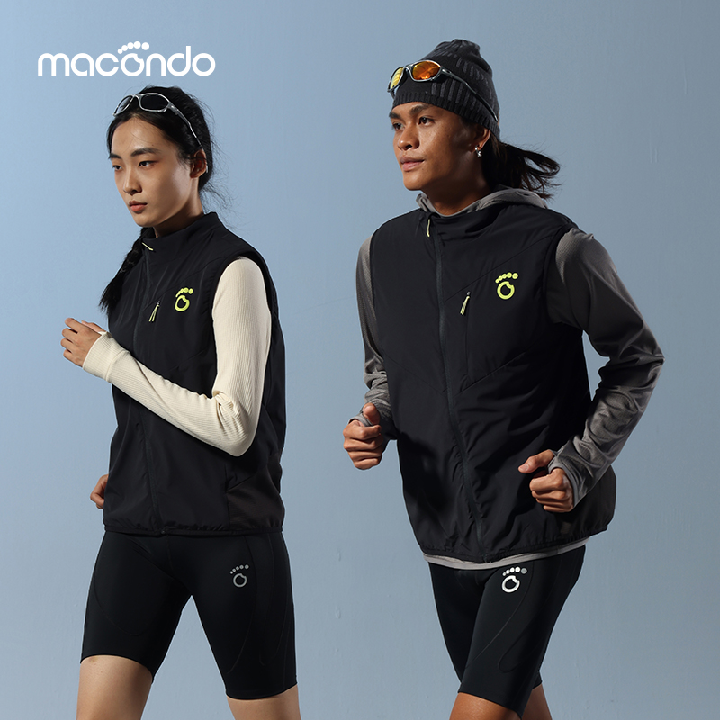 马孔多男女跑步运动轻量马甲