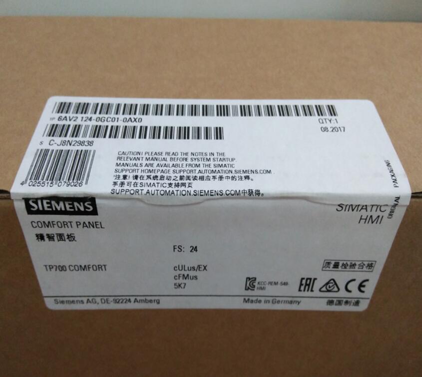 6AV2 124-0GC01-0AX0 6AV2124-0GC01-0AX0 原装TP700