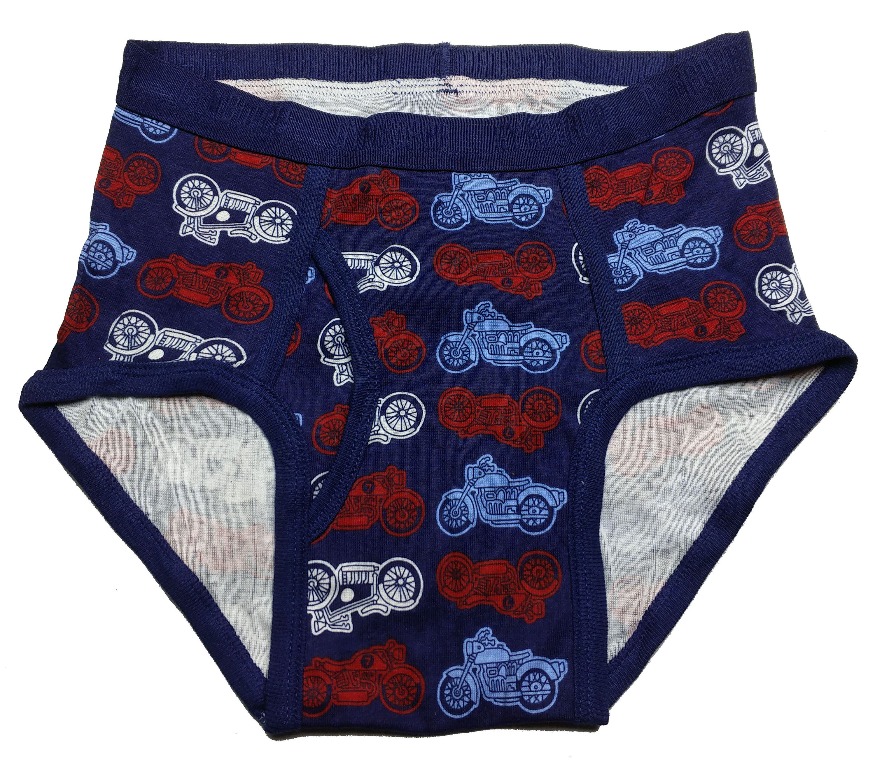 外贸美单gy 2-6岁男童瘦款深蓝摩托车全棉三角内裤短裤