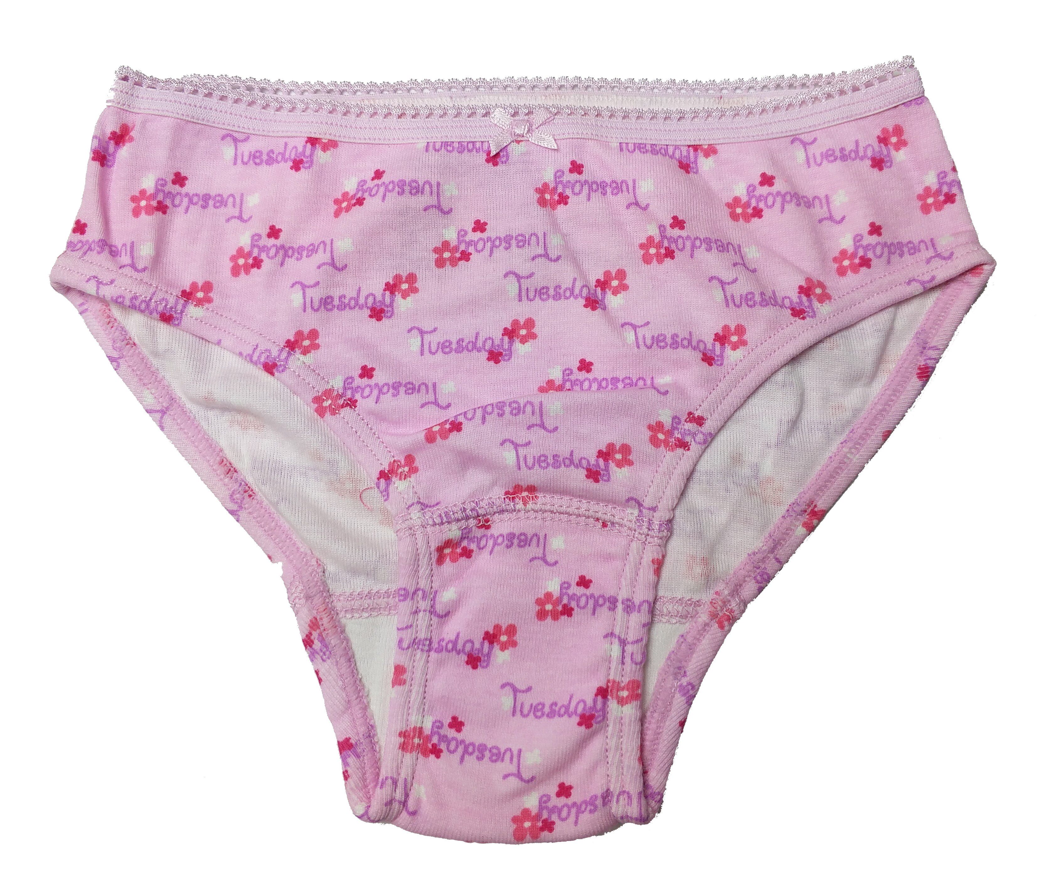 gymboree*2-6岁女童瘦款粉红小花全棉三角内裤短裤