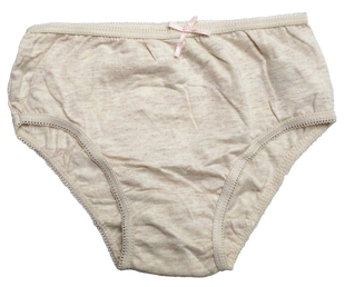 哟呼！PRIMARK*2-12岁女童米色薄全棉三角短裤内裤