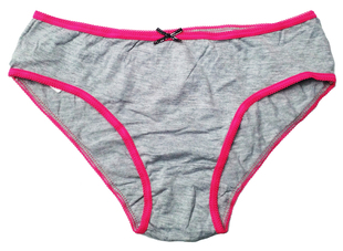 哟呼！PRIMARK*5-10岁女童灰色薄全棉三角短裤内裤