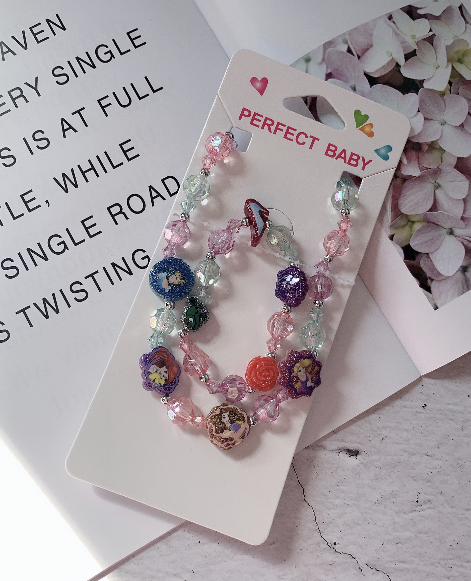 [2 10%]Cartoon Beautiful Cinderella mermaid Baer princess Necklace Bracelet 61 gift Accessoriesin the Accessories/Fashion Jewelry, Necklace  category - from Buy2taobao.com to provide professional Taobao agent buy service